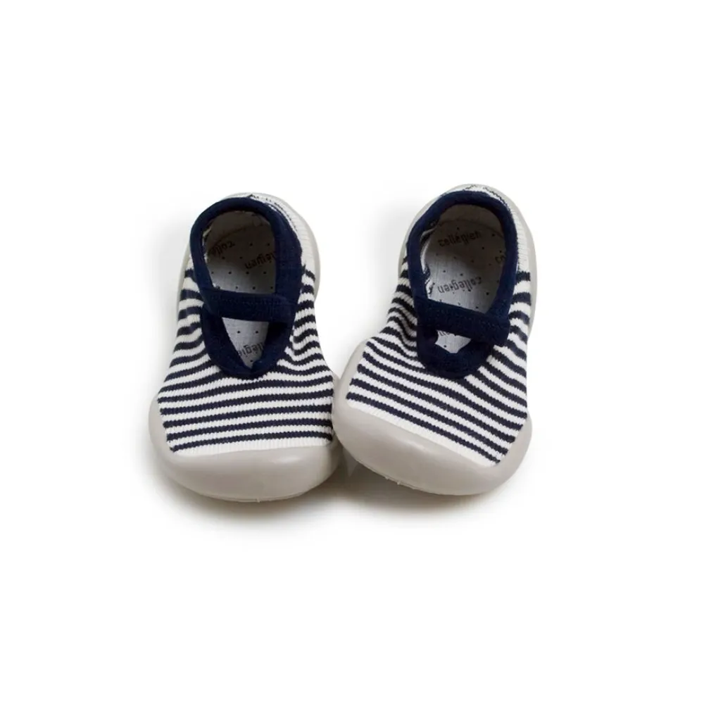 Collegien Marine Ballet-flats with strap
