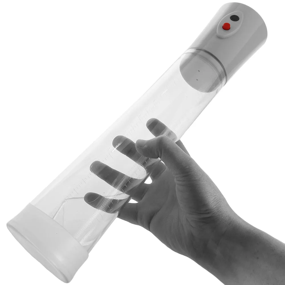 Commander Extra Large Electric Pump White | Penis Pump