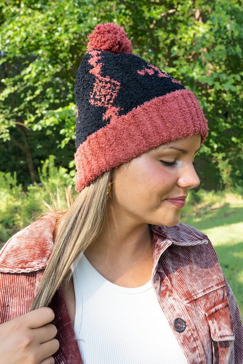 Cozy Cuddles Winona Aztec Pom Pom Beanie