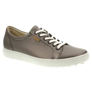 Ecco Soft 7 Full Grain Leather Women's Long Lace Trainers