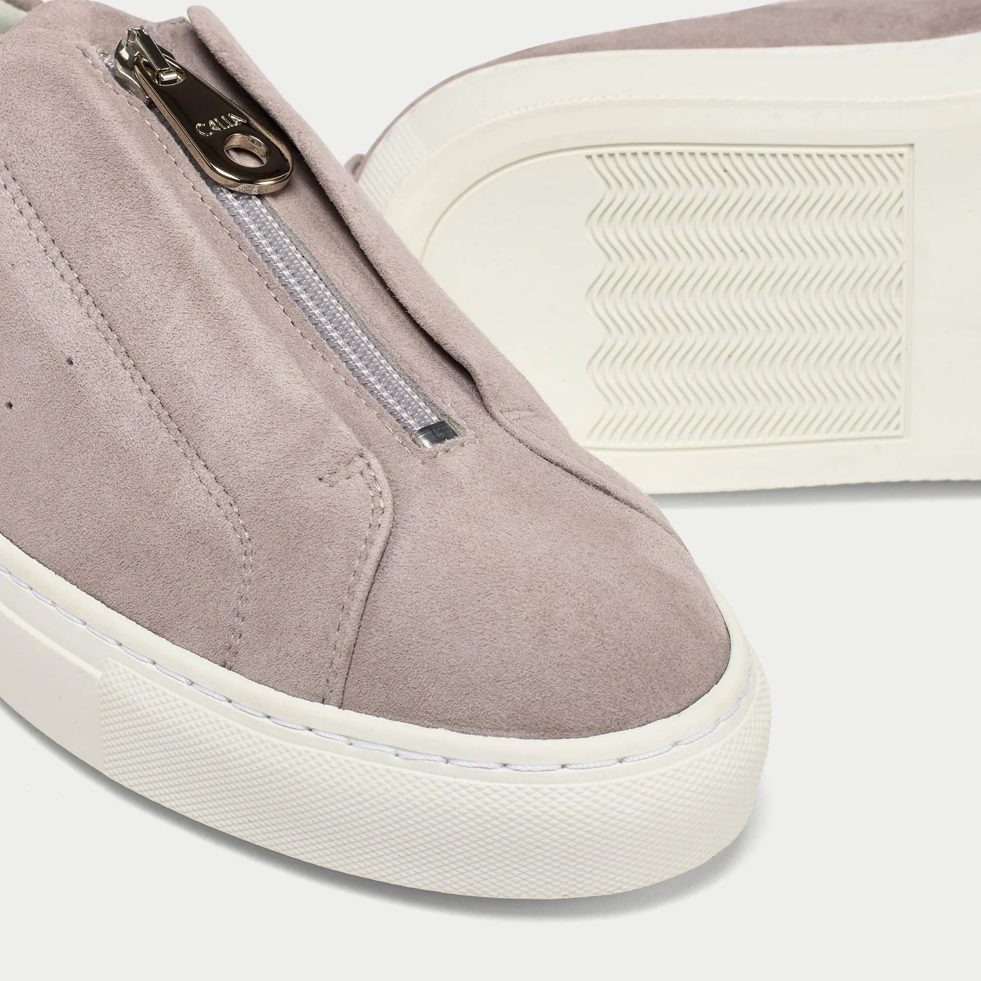 Estella - Pale Grey Suede