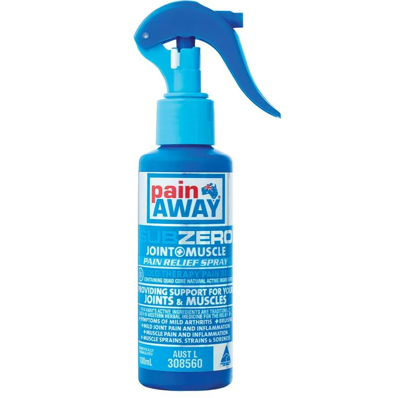 [Expiry: 03/2026] Pain Away Sub Zero Pain Relief Spray 100mL