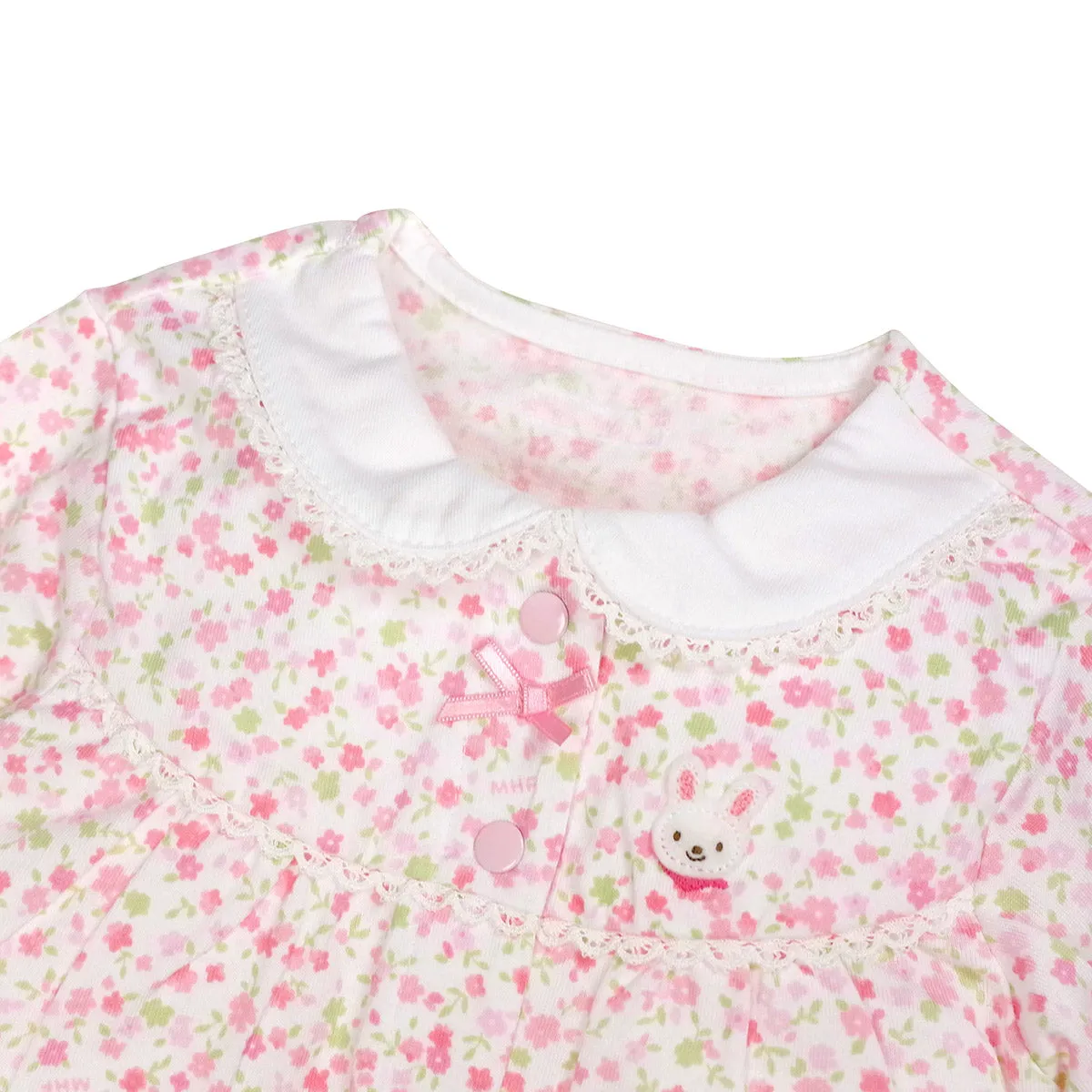 Floral Motif Coverall for Warm Season