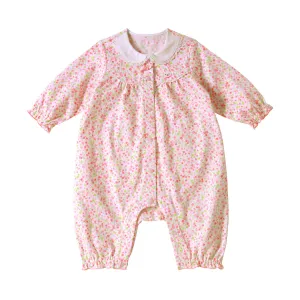Floral Motif Coverall for Warm Season