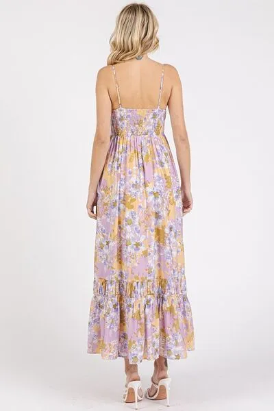 Floral Ruffled Maxi Dress