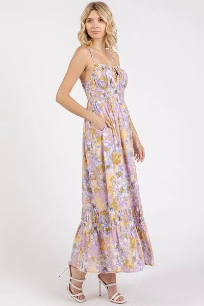 Floral Ruffled Maxi Dress