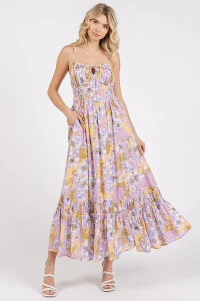 Floral Ruffled Maxi Dress