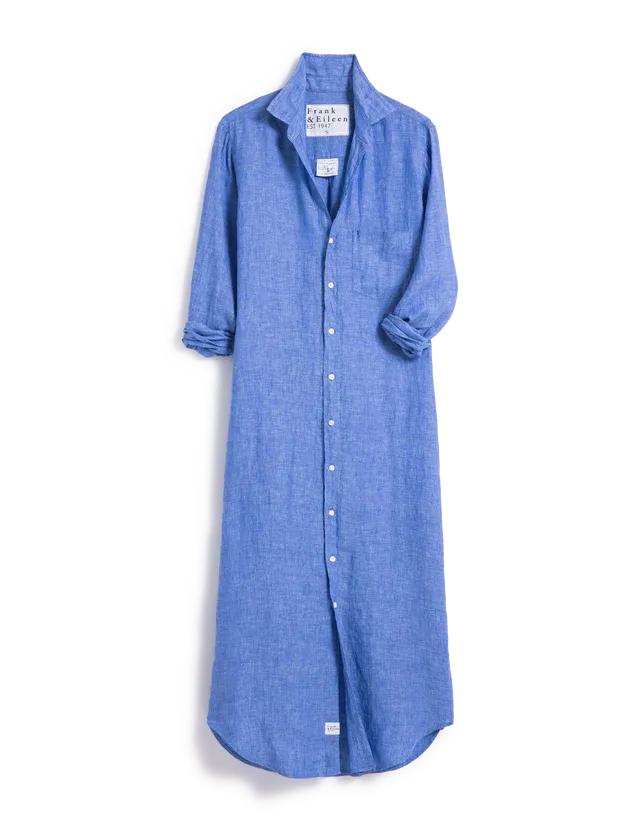 Frank & Eileen - Rory Maxi Shirtdress - Blue