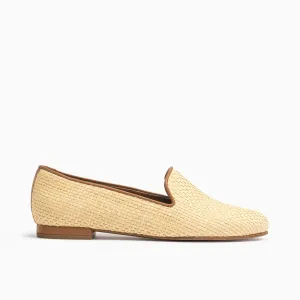 Gatsby Raffia Flat