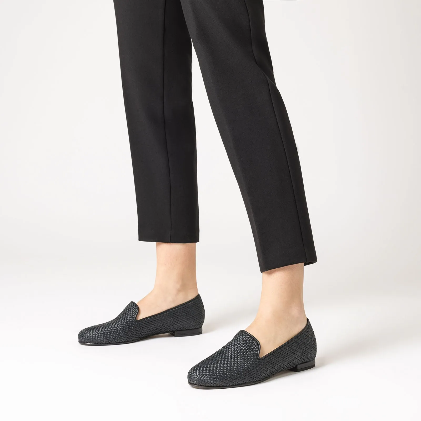 Gatsby Raffia Flat