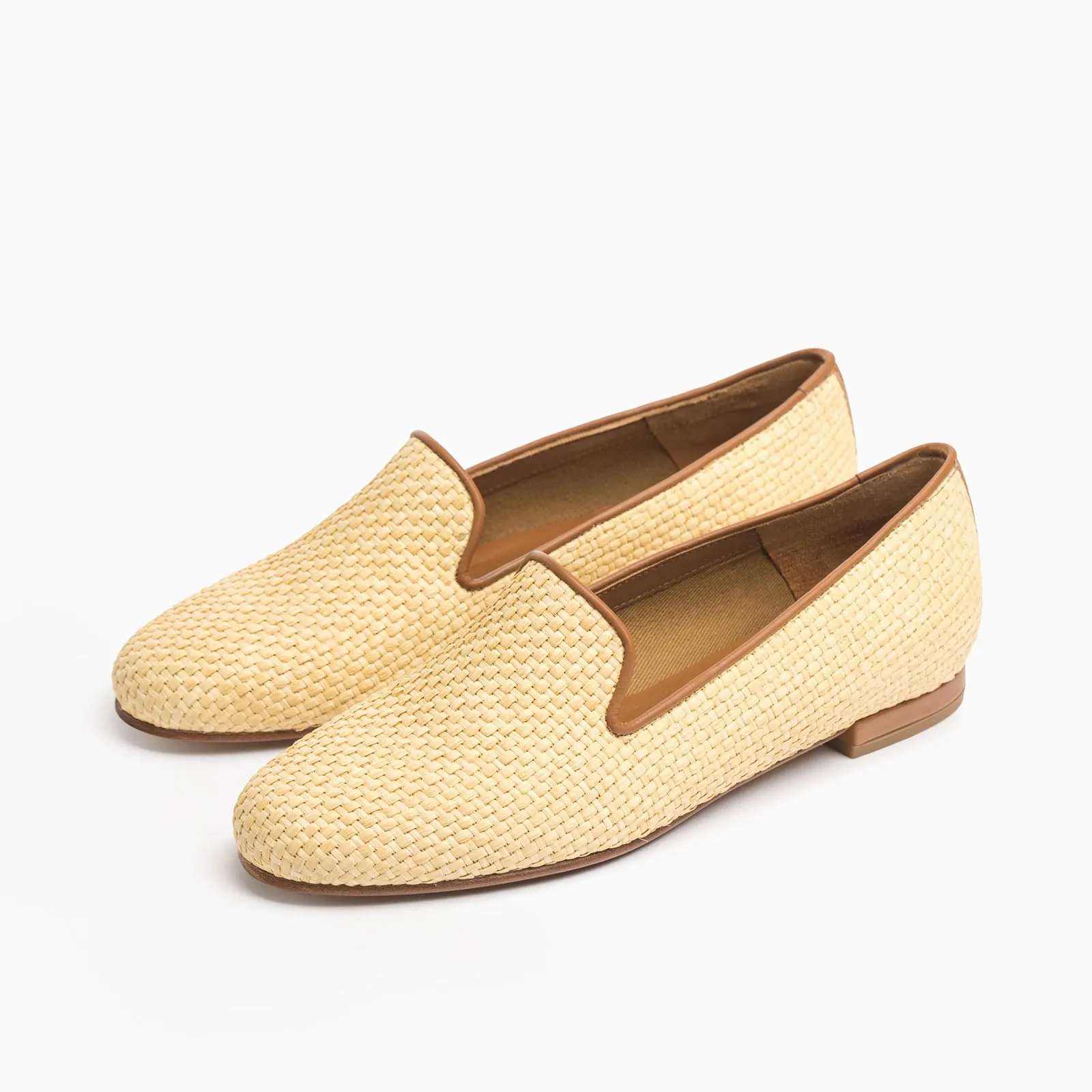 Gatsby Raffia Flat