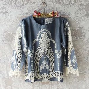 Greek Isles Chambray Top (wholesale)