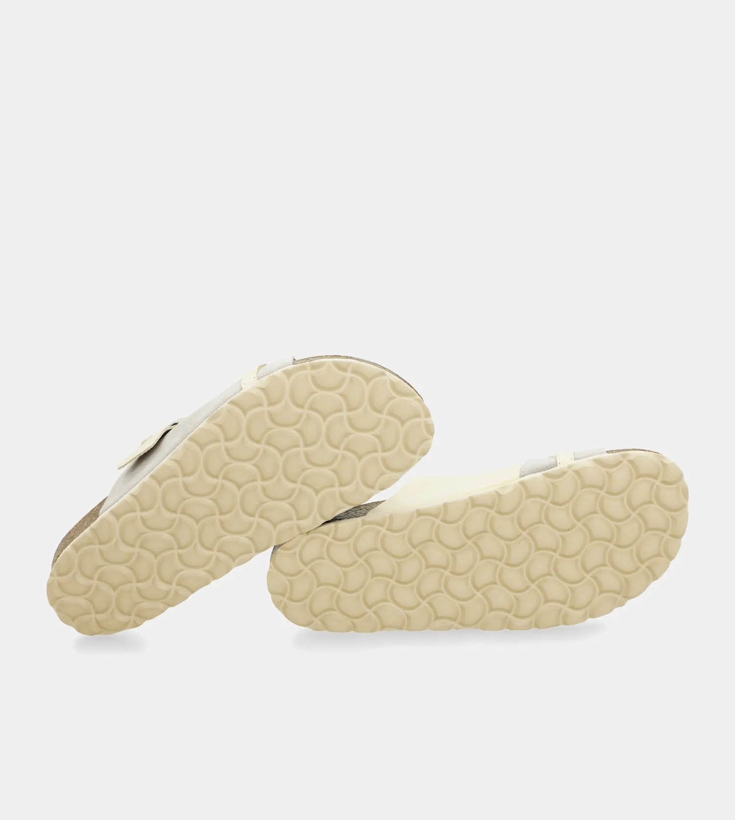 Grey chain-link bio sandals