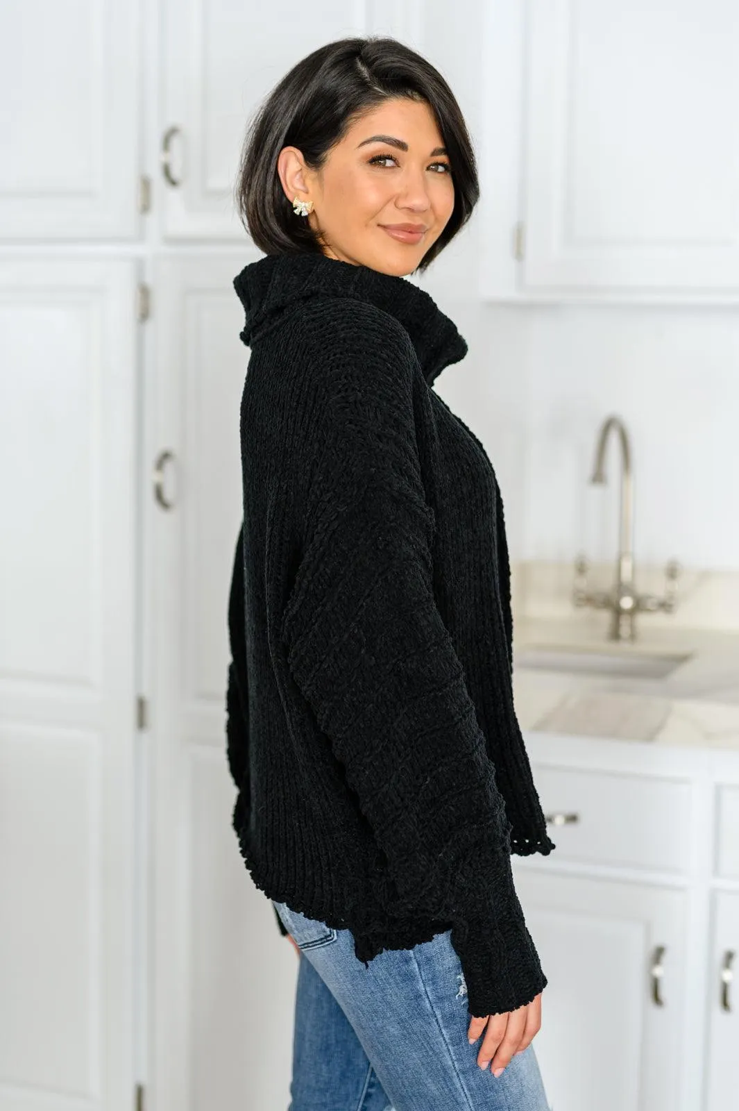 Hazel Blues® | Maureen Long Sleeve Solid Knit Sweater