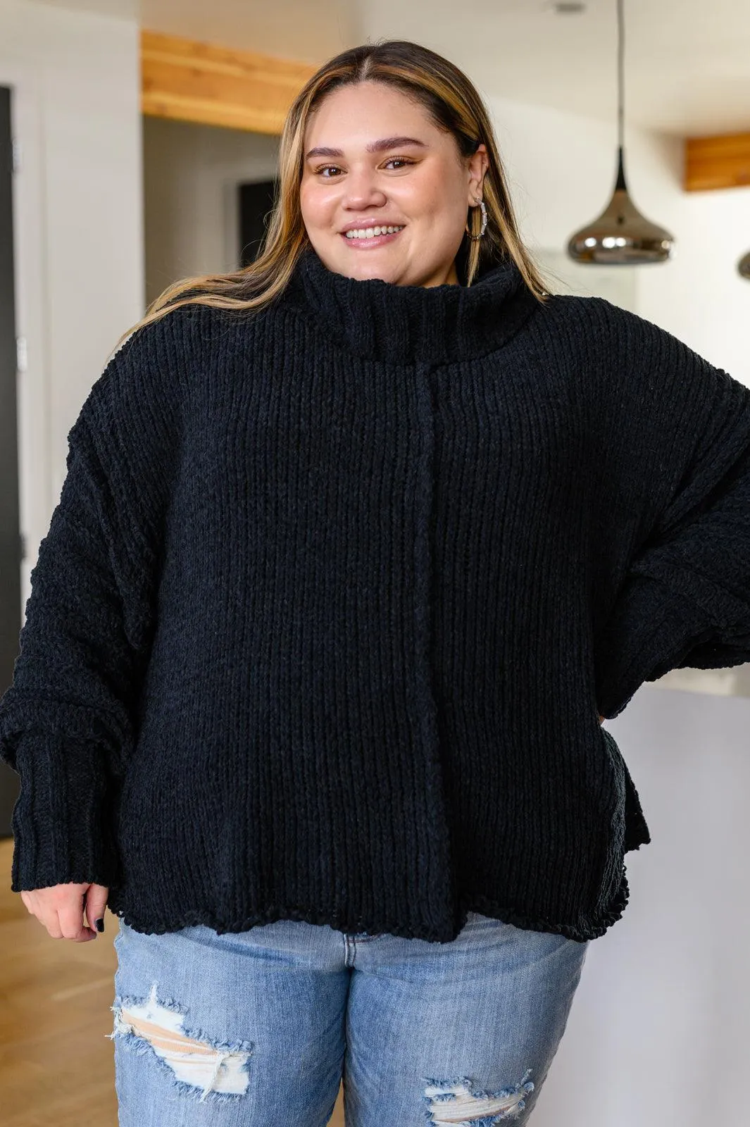 Hazel Blues® | Maureen Long Sleeve Solid Knit Sweater