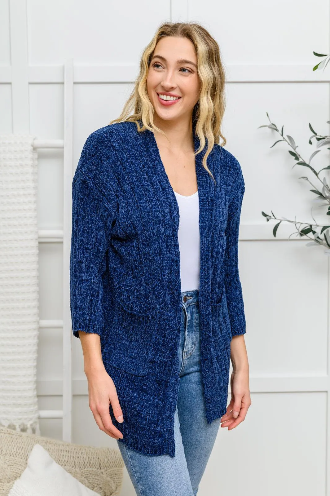 Hazel Blues® | Mountain Mornings Cardigan In Navy