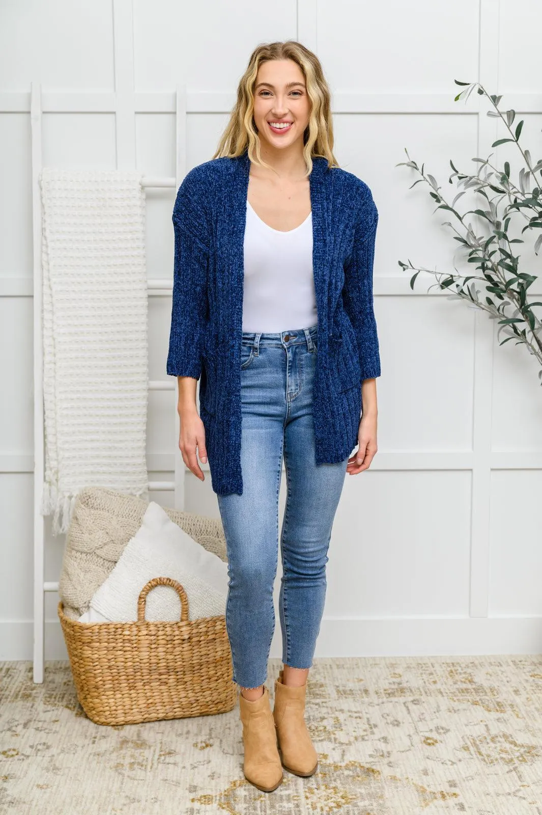 Hazel Blues® | Mountain Mornings Cardigan In Navy