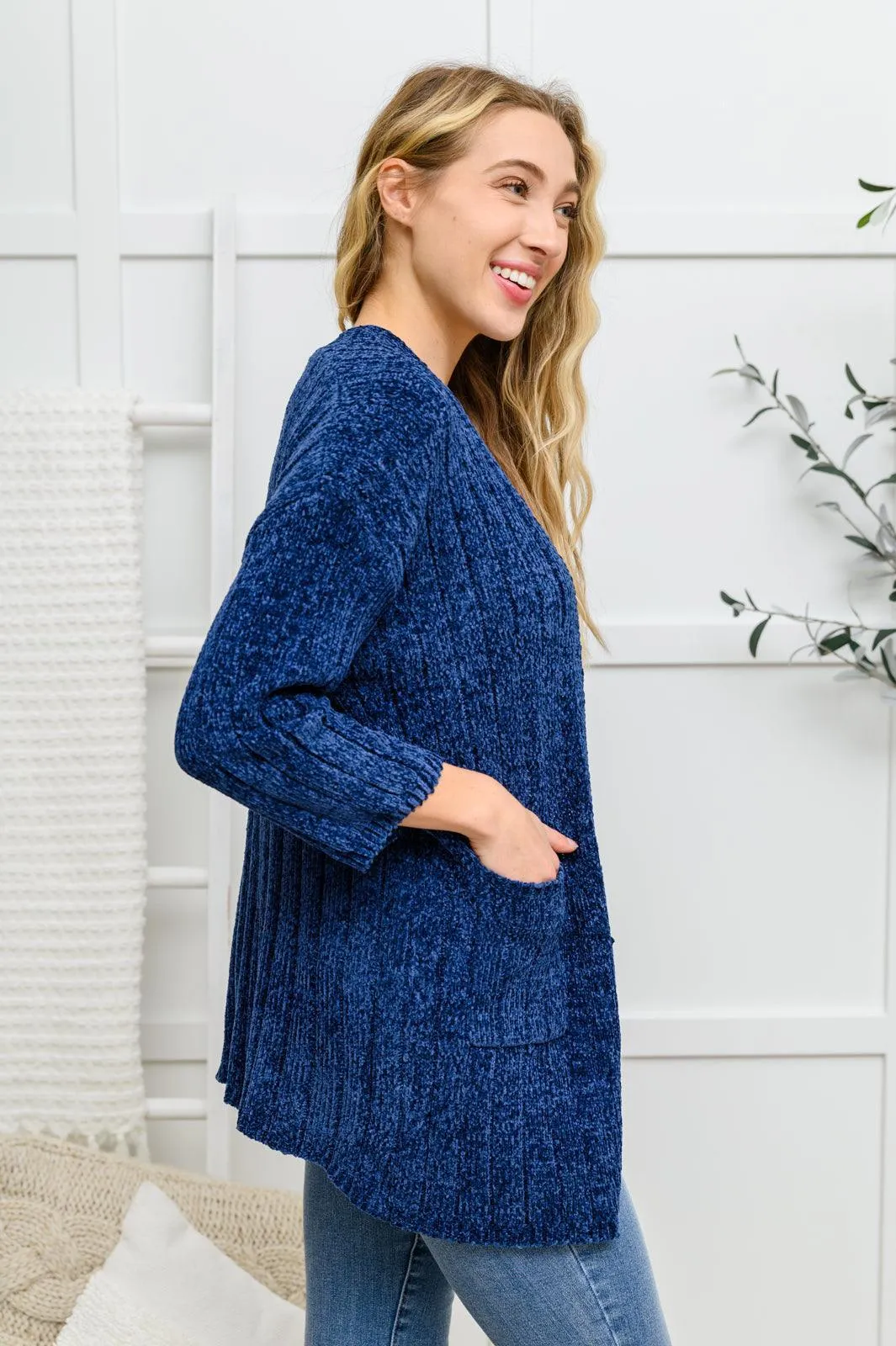 Hazel Blues® | Mountain Mornings Cardigan In Navy