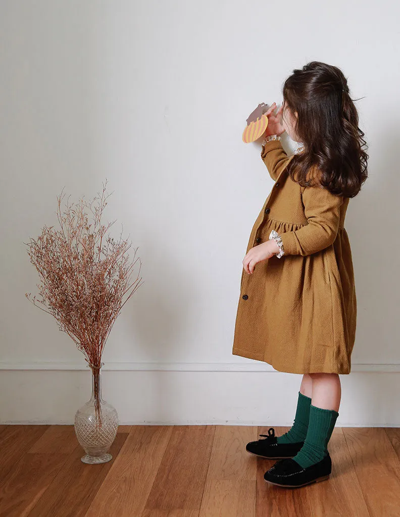 Hena Long Coat Ochre