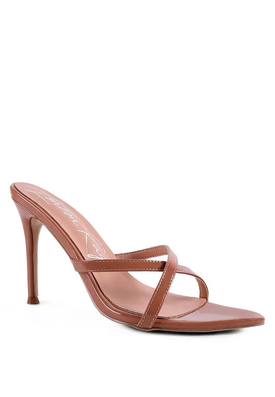 High Heeled Pointed Toe Sandal