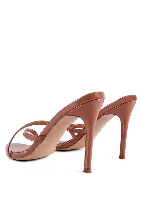 High Heeled Pointed Toe Sandal