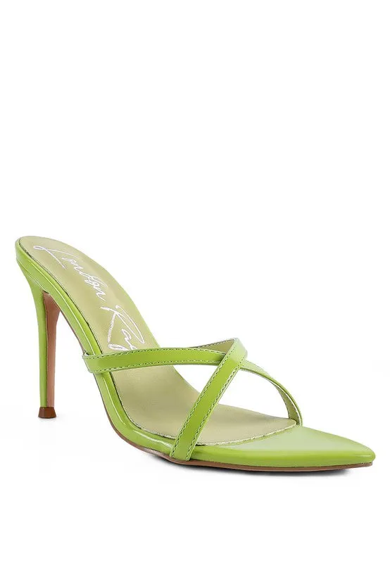 High Heeled Pointed Toe Sandal