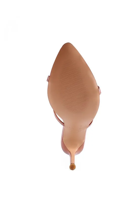High Heeled Pointed Toe Sandal