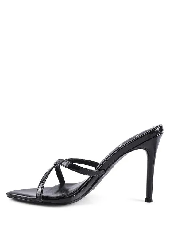 High Heeled Pointed Toe Sandal