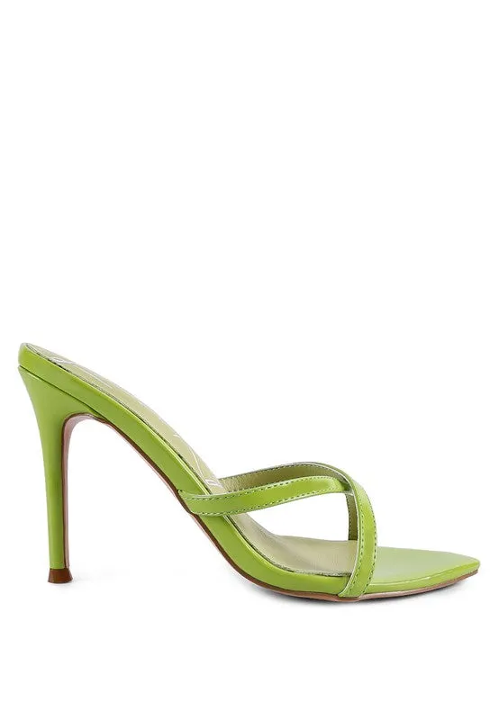 High Heeled Pointed Toe Sandal