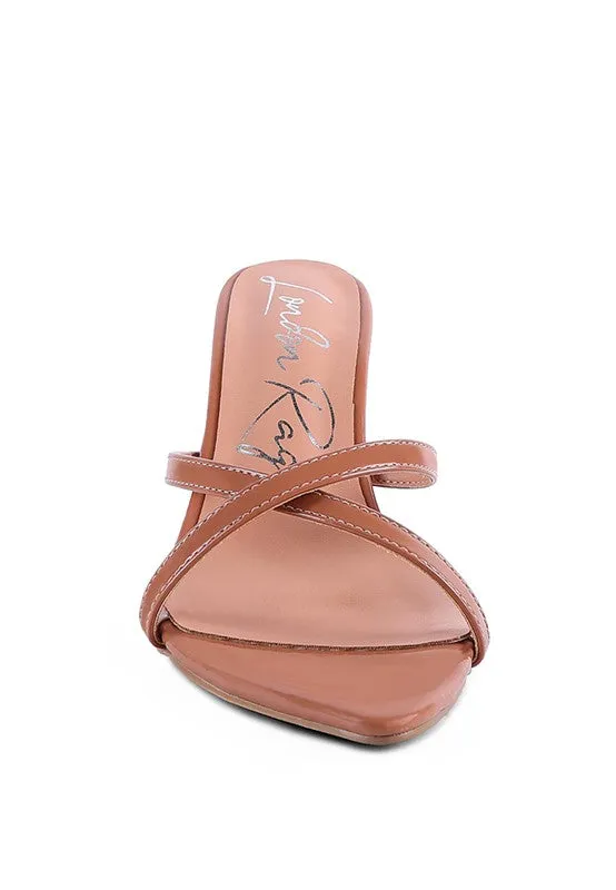 High Heeled Pointed Toe Sandal