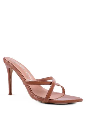 High Heeled Pointed Toe Sandal