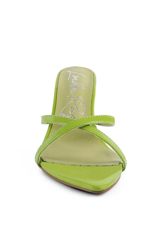 High Heeled Pointed Toe Sandal