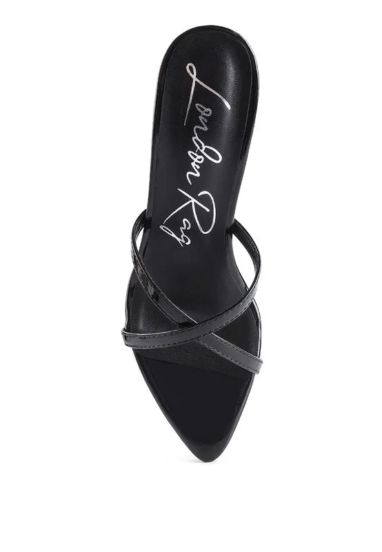 High Heeled Pointed Toe Sandal