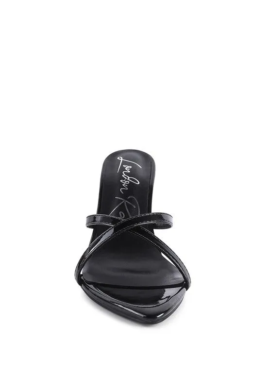 High Heeled Pointed Toe Sandal