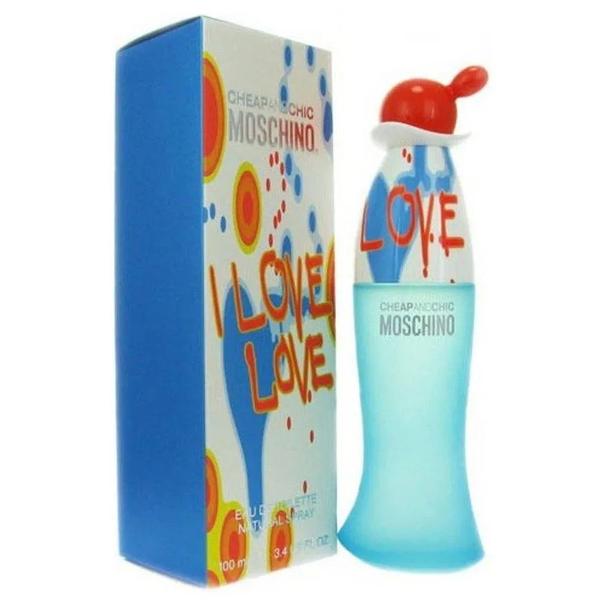 I Love Love Perfume by Moschino 3.4 oz edt for Women New in Box Sealed