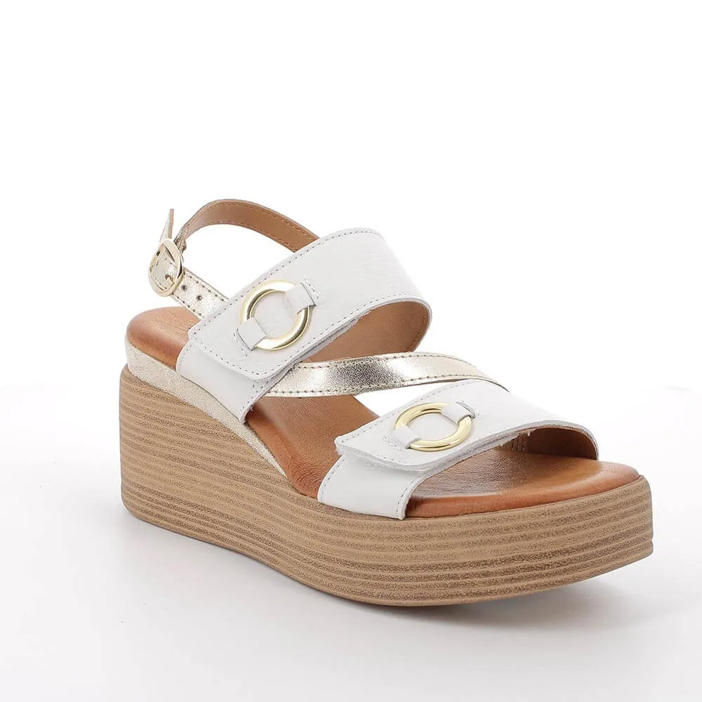 Igi & Co Wedge Sandals 7689411-WHITE
