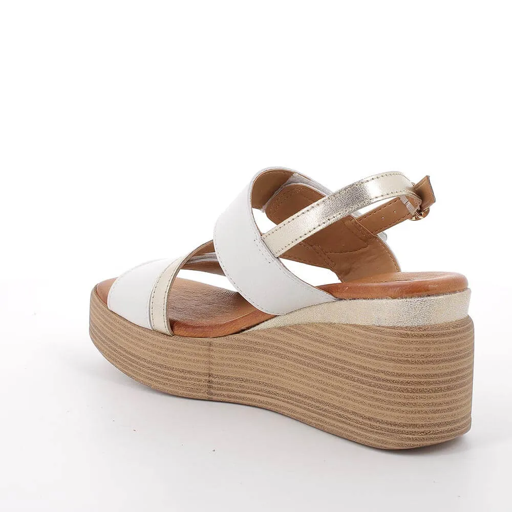 Igi & Co Wedge Sandals 7689411-WHITE