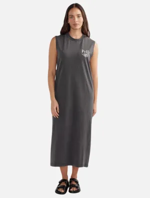 International Studios Tank Dress - Faded Black