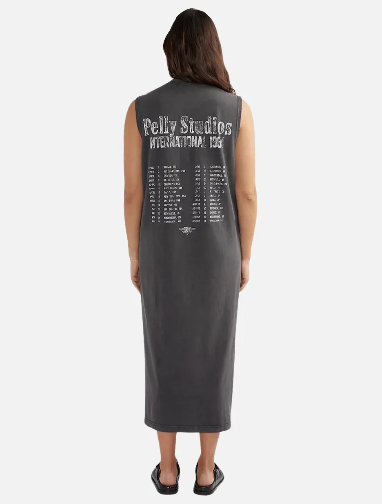 International Studios Tank Dress - Faded Black
