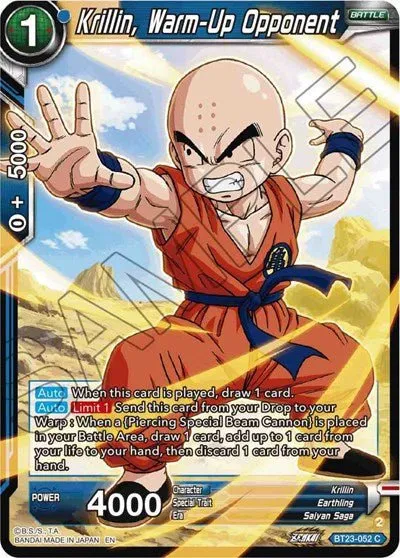 Krillin, Warm-Up Opponent BT23-052