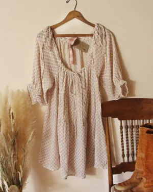 Lavender Cotton Dress