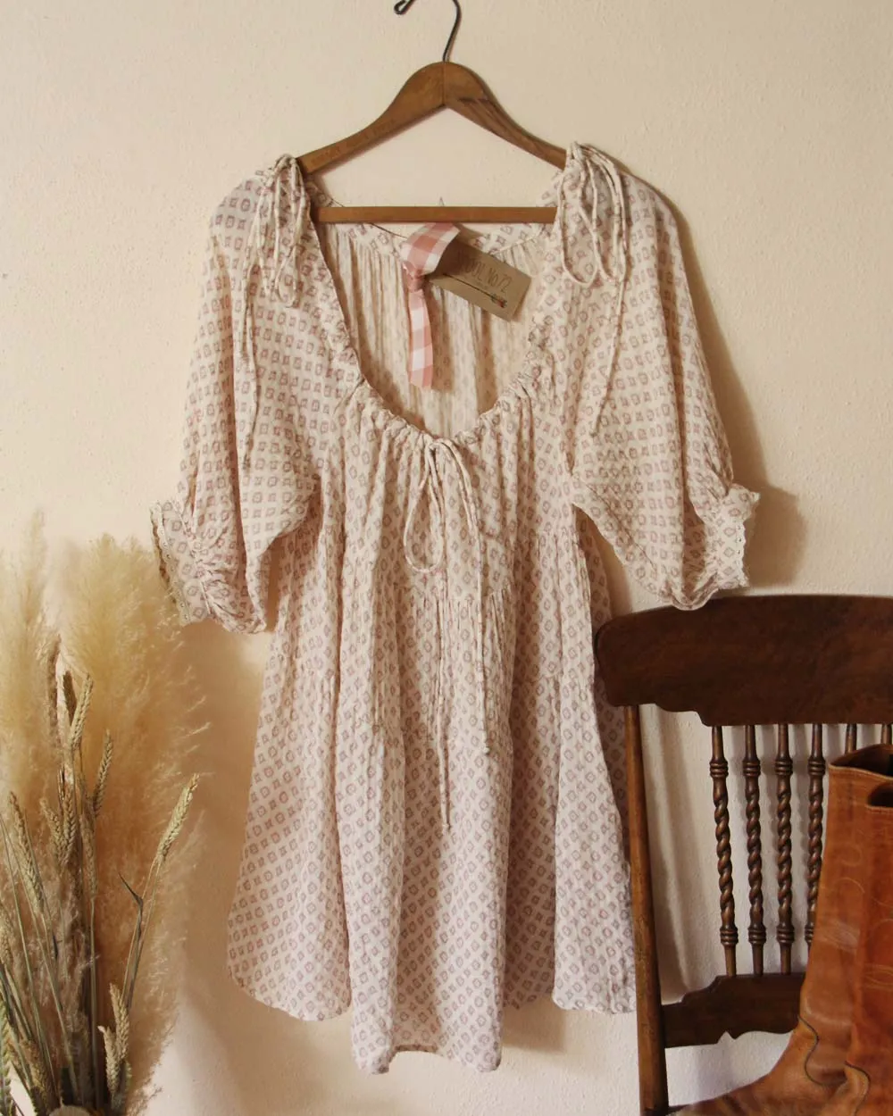 Lavender Cotton Dress