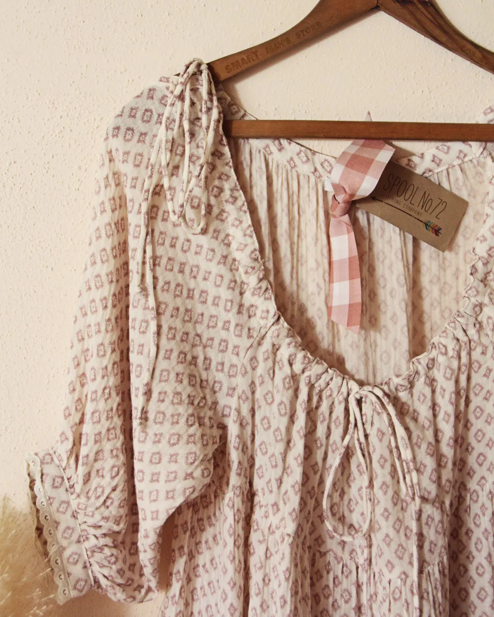 Lavender Cotton Dress