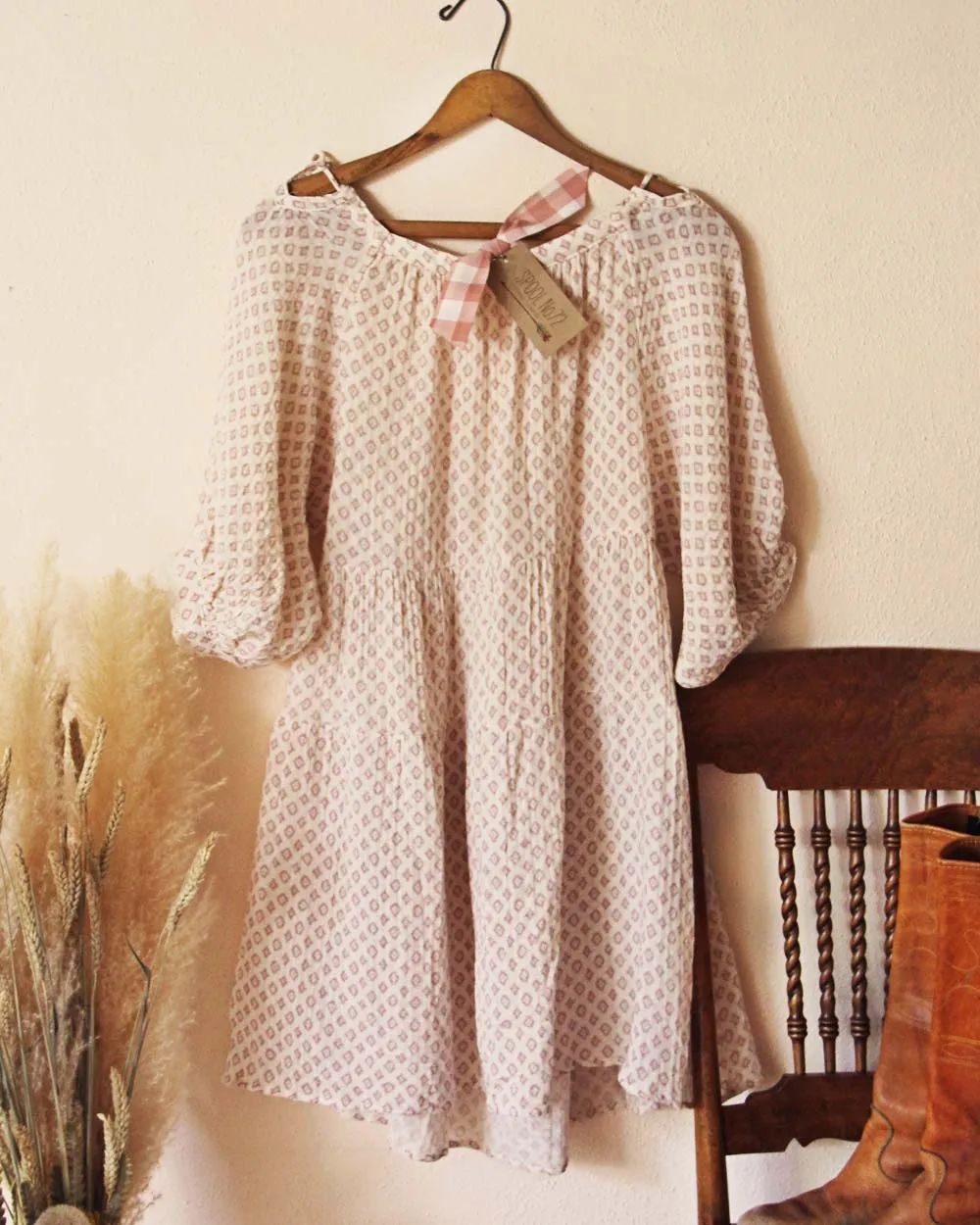 Lavender Cotton Dress