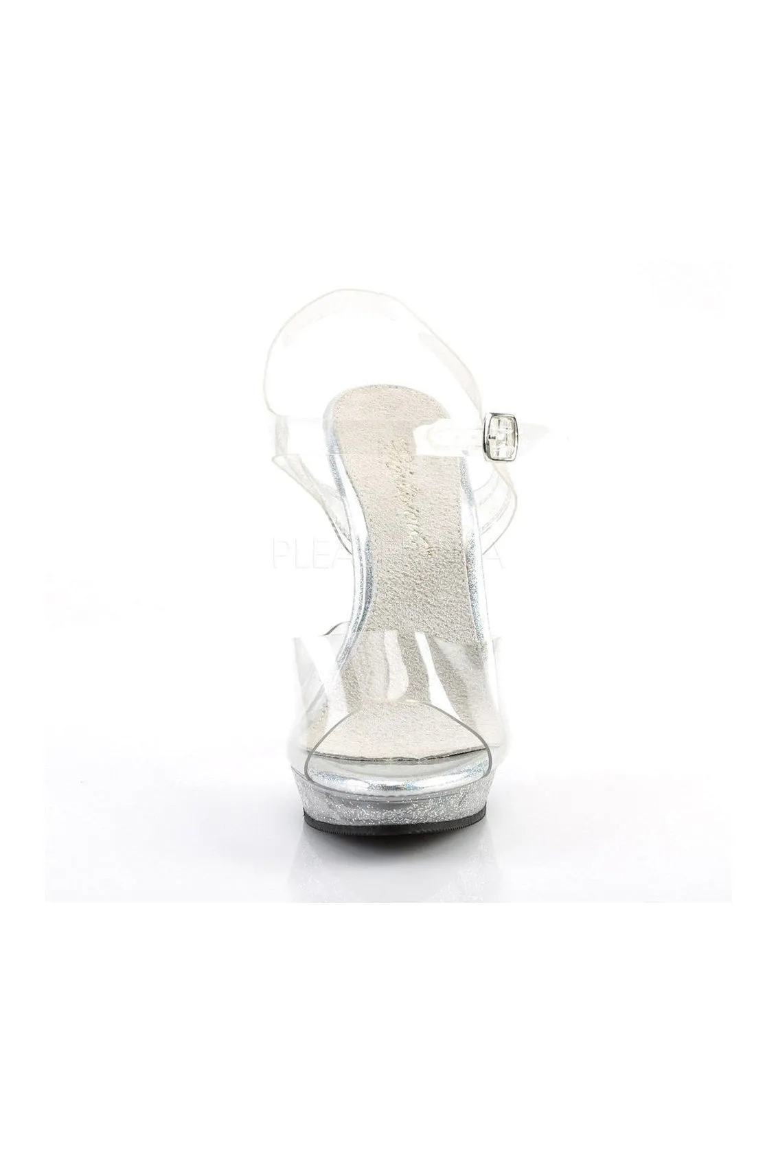 LIP-108MG Sandal | Clear Vinyl