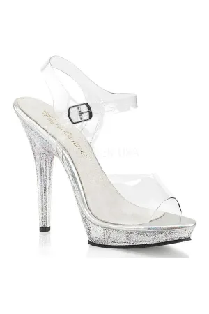 LIP-108MG Sandal | Clear Vinyl
