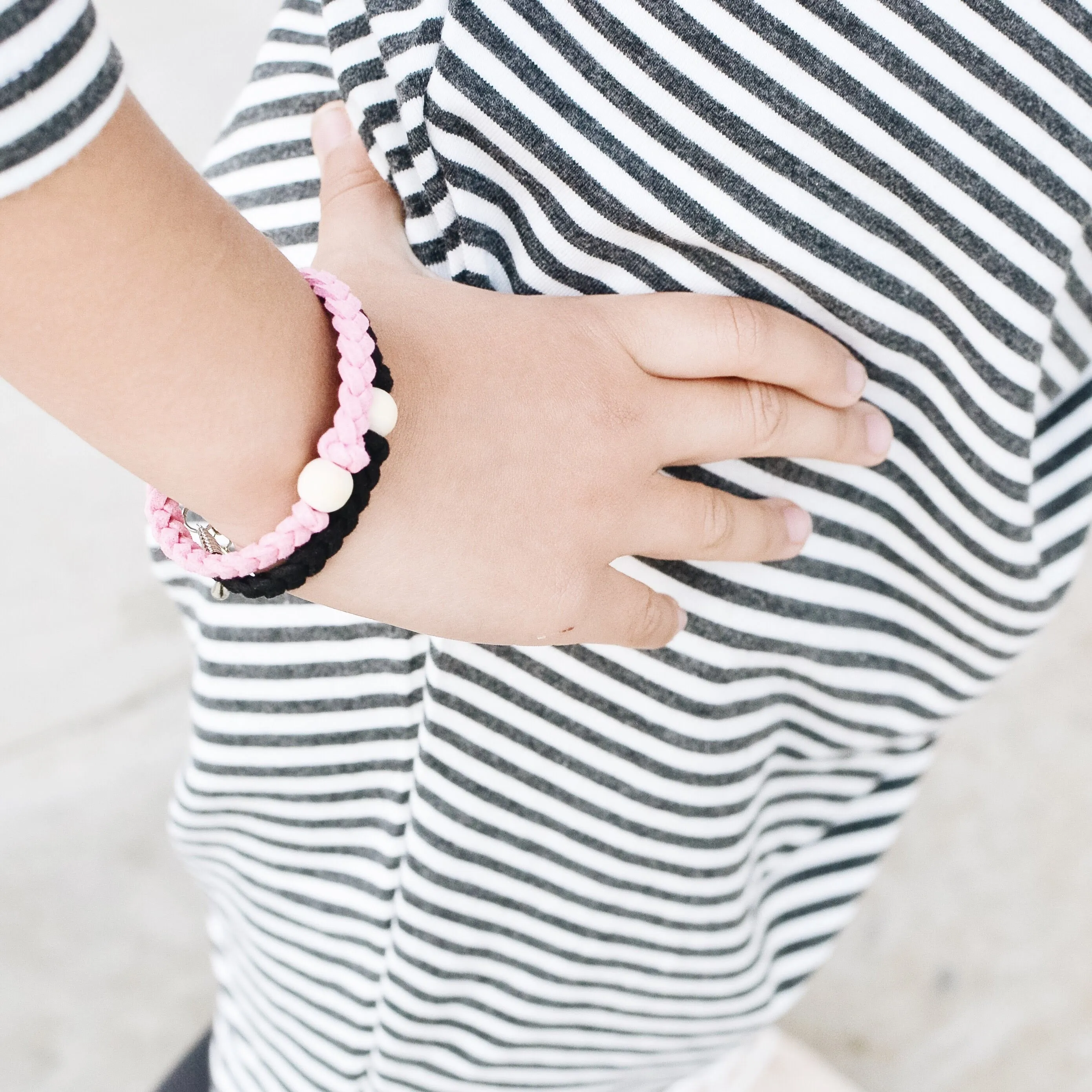 Little Wood Bead Bracelets / Essential Oil Diffuser Kids Jewlery
