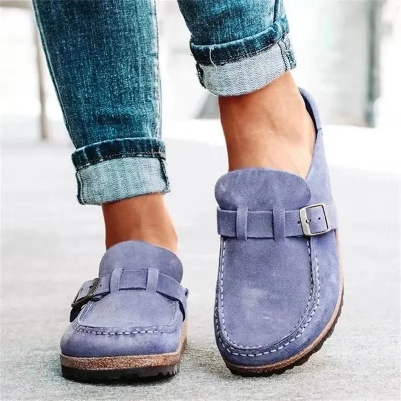 Loafers - Ultra-Comfort Suede with Adjustable Buckle | Stylish & Durable Footwear