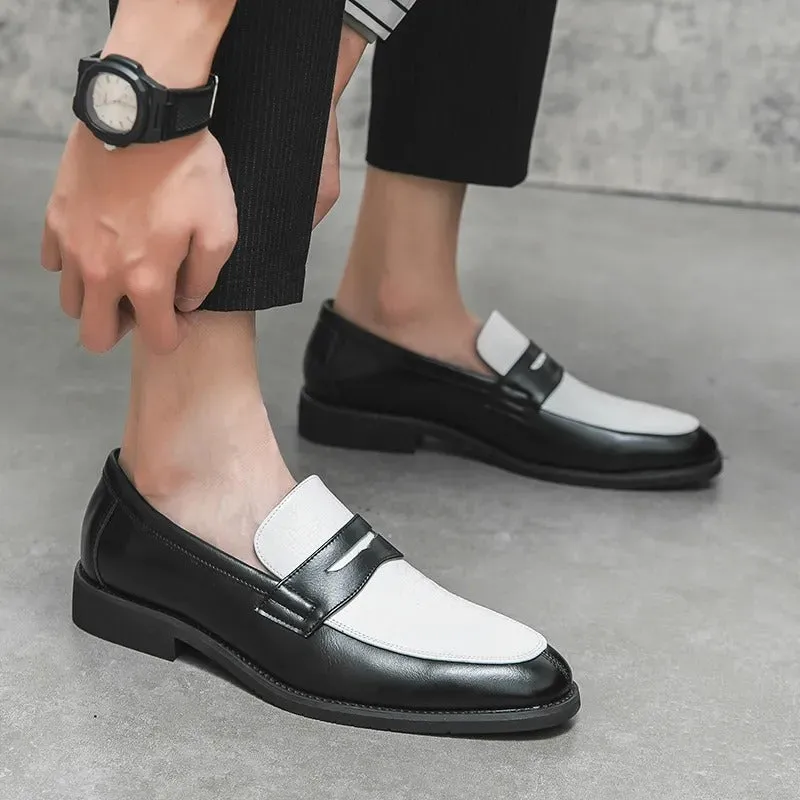 Men's Classic Vegan Leather Loafers with Soft Insole | Eco-Friendly All-Season Wear