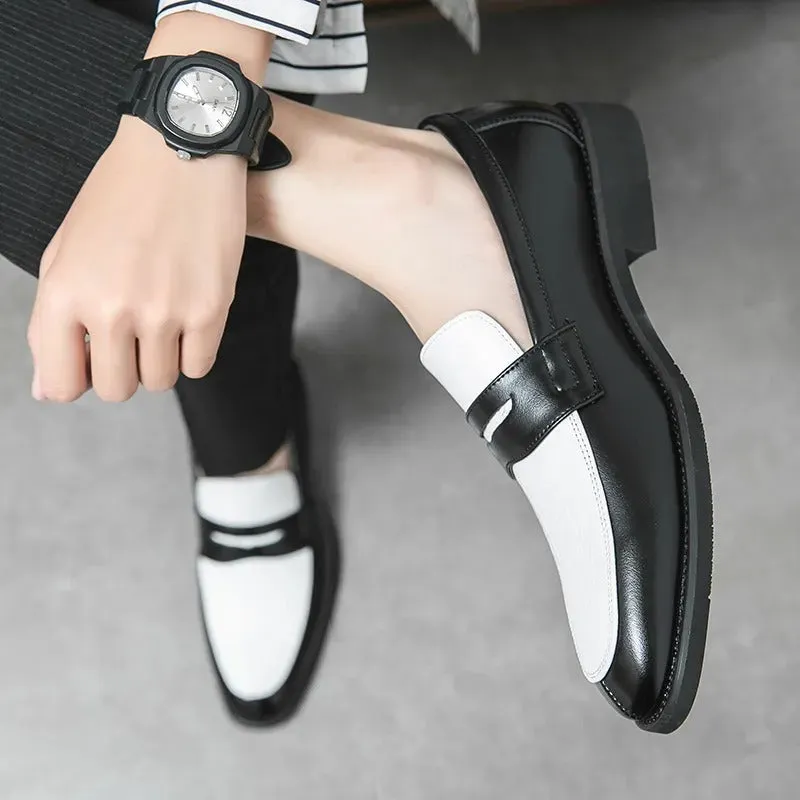 Men's Classic Vegan Leather Loafers with Soft Insole | Eco-Friendly All-Season Wear